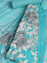 Printed Cotton Blend Unstitched Suit With Dupatta